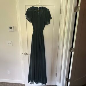 Lulu’s Dark Green Maxi Dress